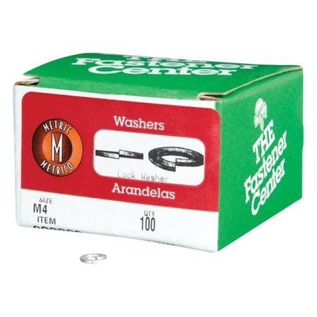 Hillman Split Lock Washer, Steel, Zinc Plated Finish 5166327